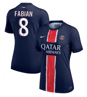 Paris Saint-Germain Fabian Ruiz #8 Hemmatröja Kvinnor 2024-25 Kortärmad